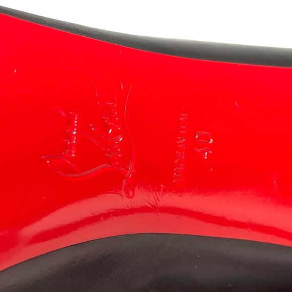 Christian Louboutin Condora Botta 85 Knee High Heeled Pointed Toe Tall Boots 40 - Picture 8 of 8